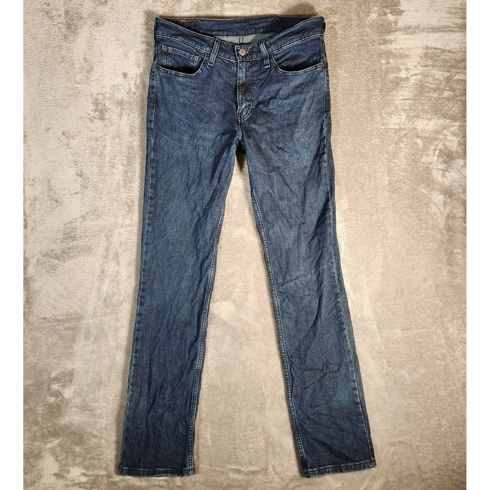 Levi's 511 Jeans‎ Men's 33X34 (Tag 32X34) Slim Fit Straight Leg Blue Medium Wash